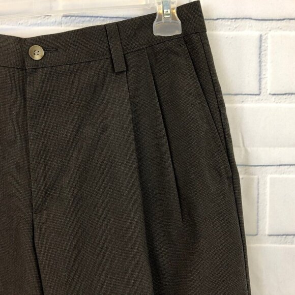 Khakis Levi Strauss Signature Mens 36/32 Classic Fit Career Pants Double Pleated - Picture 3 of 9